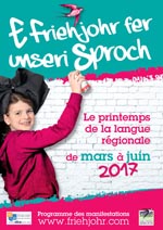 affiche e Friehjohr fer unseri Sproch 2017 affiche e Friehjohr fer unseri Sproch 2017