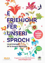 affiche e Friehjohr fer unseri Sproch 2018 affiche e Friehjohr fer unseri Sproch 2018