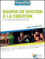 Appel à projets : bourse à la création en langue et culture régionales 2017 Appel à projets : bourse à la création en langue et culture régionales 2017