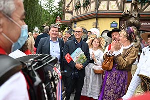 Justin Vogel et Frédéric Bierry à Europa Park