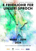 affiche e Friehjohr fer unseri Sproch