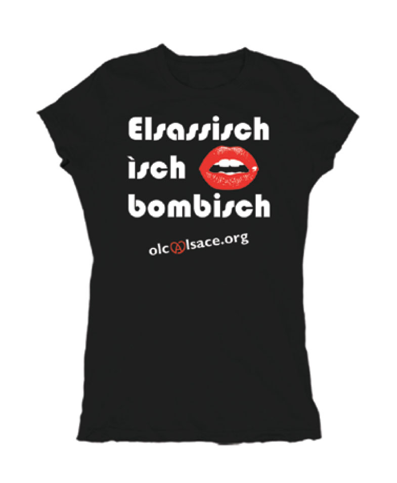 t-shirt Elsassisch isch bombisch