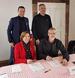 signature de la convention OLCA / Ecomusée d'Alsace