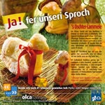 Affichette Oschter-Lammele Affichette Oschter-Lammele