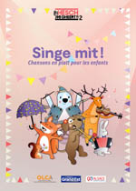 CD de chansons en platt pouyr enfants Singe mit